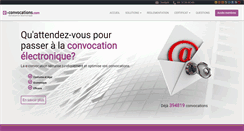Desktop Screenshot of e-convocations.com