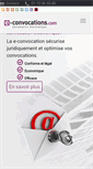 Mobile Screenshot of e-convocations.com